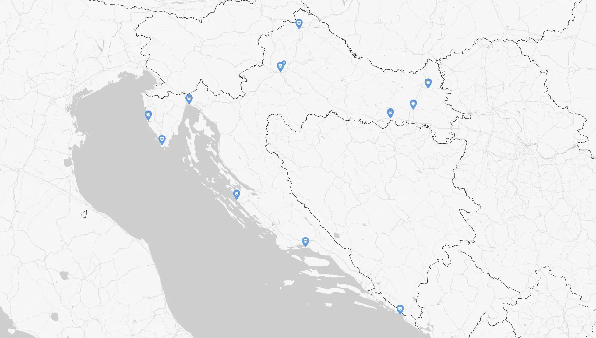 Eurovilla map