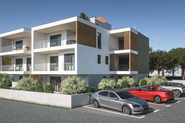 Vodice, modern új építésű – két lakóépület csúcskategóriás felszereléssel