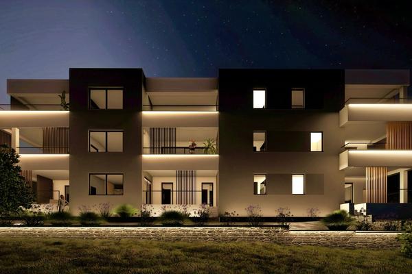 Vodice, modern lakóprojekt tengerre néző kilátással