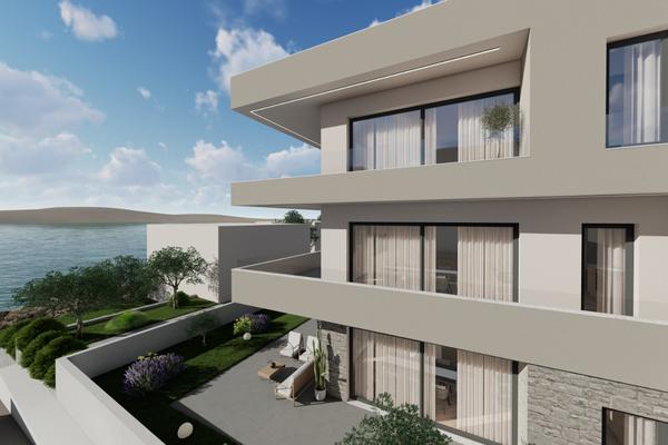 Tisno, modern lakóprojekt tengerre néző kilátással, 50 m-re a tengertől