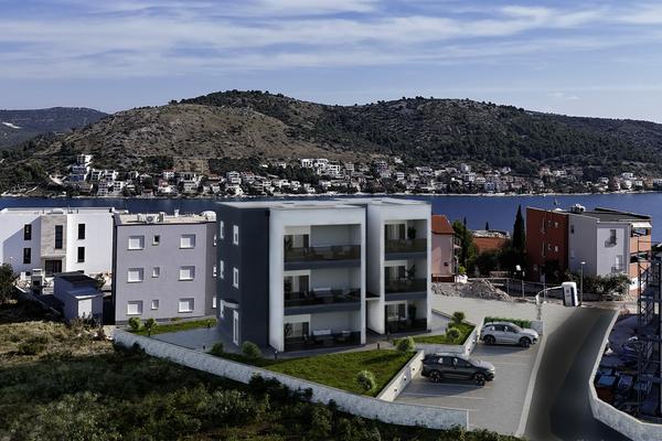 Rogoznica, exklusivt nybyggnadsprojekt med havsutsikt, endast 270 meter från stranden