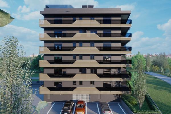Zadar - Vruljica'da; kapalı otopark, çift asansör ve çatı teraslarına sahip yeni konut projesi