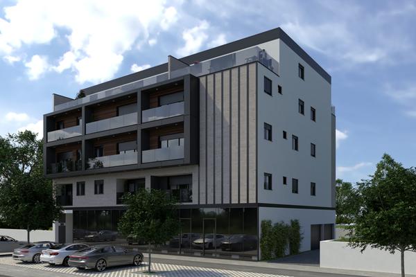 Vinkovci şehir merkezinde, asansörlü ve kapalı otopark imkanına sahip lüks konut projesi