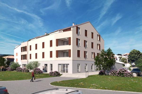 Cres Kasabası, Şehir Merkezi, Denize 100 Metre Mesafede, Modern Karma Kullanımlı Konut ve Ticari Bina