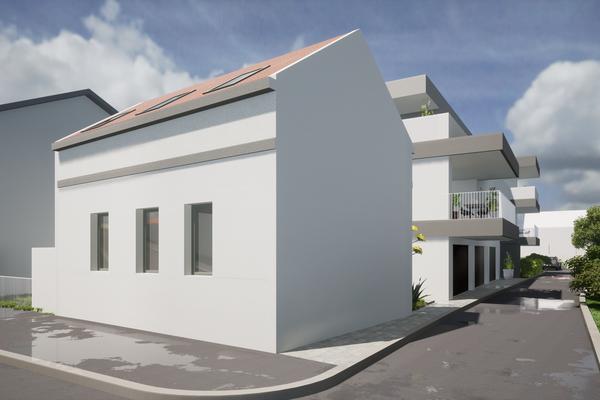 Varaždin, centro da cidade, edifício urbano residencial e comercial