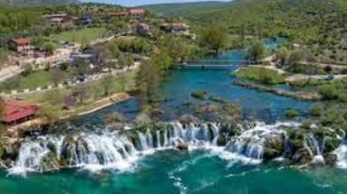 Zadar, Obrovac, building land with a view of the Zrmanja waterfalls