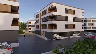 Istria, Parenzo, moderno appartamento bilocale al 3° piano di 49,24 m² con posto auto