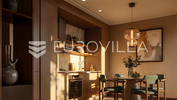 Novi Vinodolski, luxusní třípokojový apartmán v rezortu, 85 m od moře