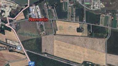 Osijek, Nemetin, działka na sprzedaż o powierzchni 40 475 m² w strefie budowlanej.