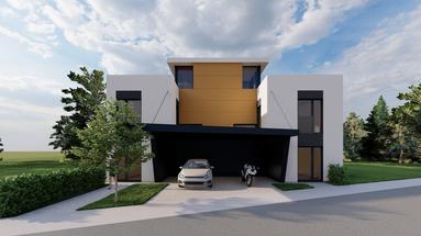 Osijek, Ulica Jela, nowoczesny dom 170 m² z ogrodem, balkonem i tarasem na dachu - NOWA BUDOWA