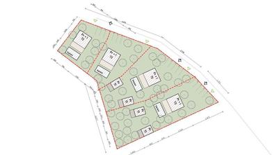Đakovo, Pisak, terrain à bâtir 545 m²