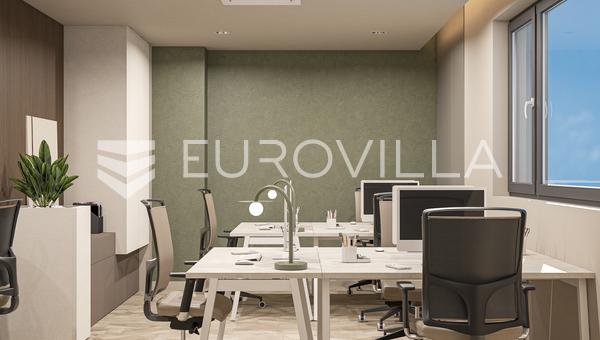 Zagreb, Radnička cesta, središte poslovne zone, poslovni prostor 101 m² na 2. katu poslovne zgrade