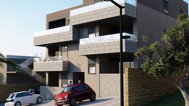 Pag, Mandre, two-room apartment with sea view