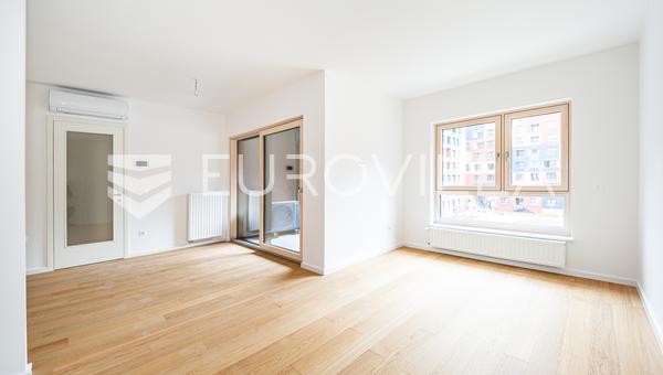 Zagreb, Çrnomerec, birinci sınıf yeni bina, iki odalı daire, NKP 73 m2