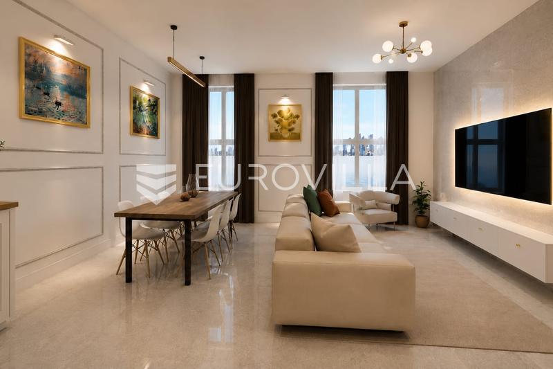 Zagreb, Donji Grad, appartement de plusieurs pièces en état de gros œuvre avancé, 111,51 m² - 1