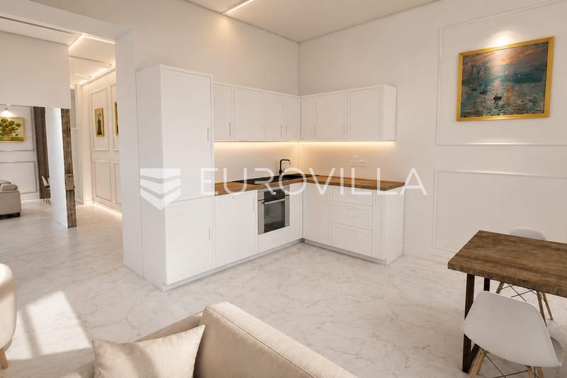 Zagreb, Donji Grad, appartement de plusieurs pièces en état de gros œuvre avancé, 111,51 m² - 2