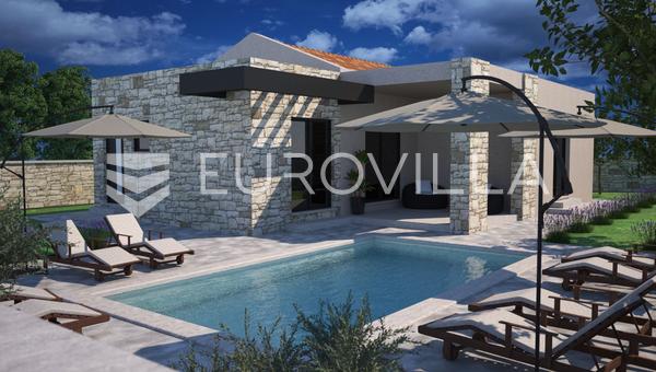 Svetvincenat, Cabrunici - güzel, modern, müstakil ev, havuzlu (28 m2), 92.73 m2