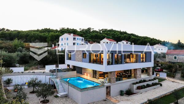 Zadar, Lukoran, luksuzna vila s pogledom na more