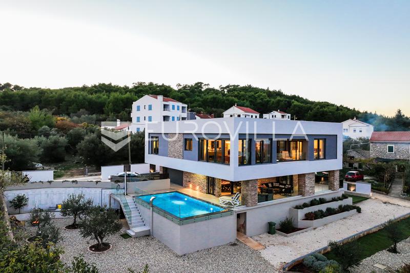Zadar, Lukoran, luksuzna vila s pogledom na more
