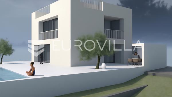 Kastel Sućurac, stavebný pozemok s výhľadom na more