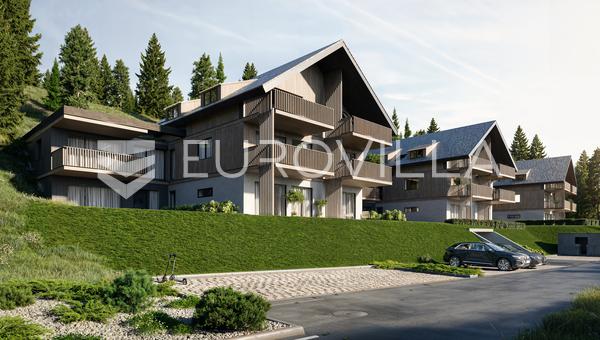 Austrija, Hochrindl, NOVOGRADNJA, moderan trosoban stan 80,27 m² s vrtom