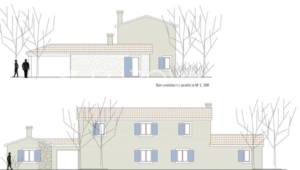Ístria, Kranjcici, terreno edificável de 10.353m2, licença de construção para construção de propriedade rural