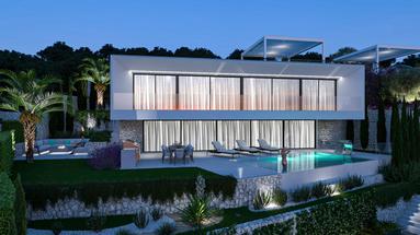 Dubrovnik area, building plots with permits for two villas