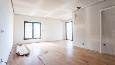 Podstrana, moderne Wohnung mit einem Schlafzimmer und großem Garten
