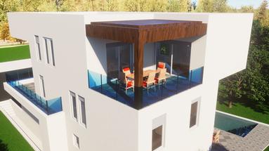 Vodice, NYBYGGERI, moderne toværelses penthouse, 115,77 m²