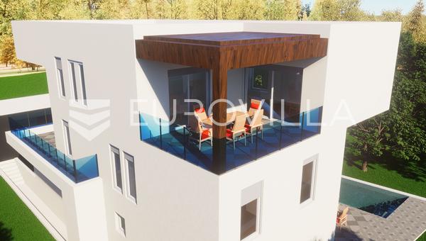 Vodice, OBRA NUEVA, moderno ático de dos dormitorios, 115,77 m²