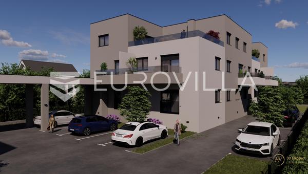 Zagreb, Sveta Klara, KLARA LIVING, toværelses lejlighed 71,25 m², HAVE, NYBYGGERI