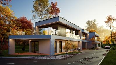 Zagreb, Sveta Klara - modern Domus Plus evi, 127,04 m² net kullanım alanı, 200 m² bahçeli
