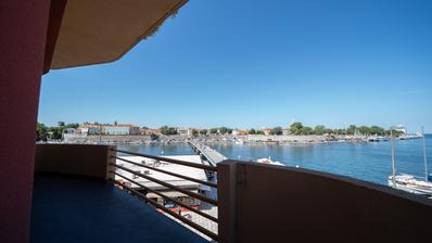 Zadar, Branimirova obala, three-room apartment with sea view in an excellent location