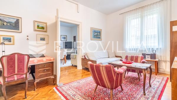 Zagreb, Centrum, smuk toværelses lejlighed med balkon 100m2