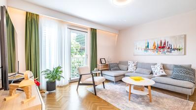Zagreb, Šercerova, prekrasan novoadaptirani trosobni stan sa vrtom I parking mjestom, 86 m²