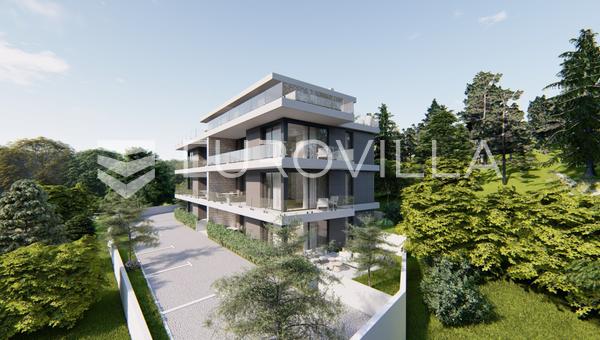 Primošten, NOVOGRADNJA, stan s vrtom, drugi red do mora, 83,26 m²