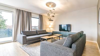 Zagreb, Pantovcak, smuk 4-værelses lejlighed på 150 m² med garage, NYBYGGET