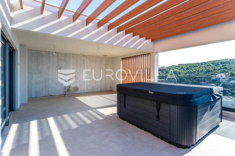 Ciovo, Okrug Gornji - penthouse med panoramautsikt - 14