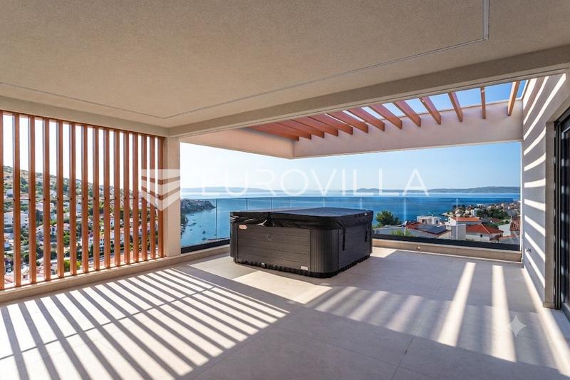 Ciovo, Okrug Gornji - penthouse med panoramautsikt - 3