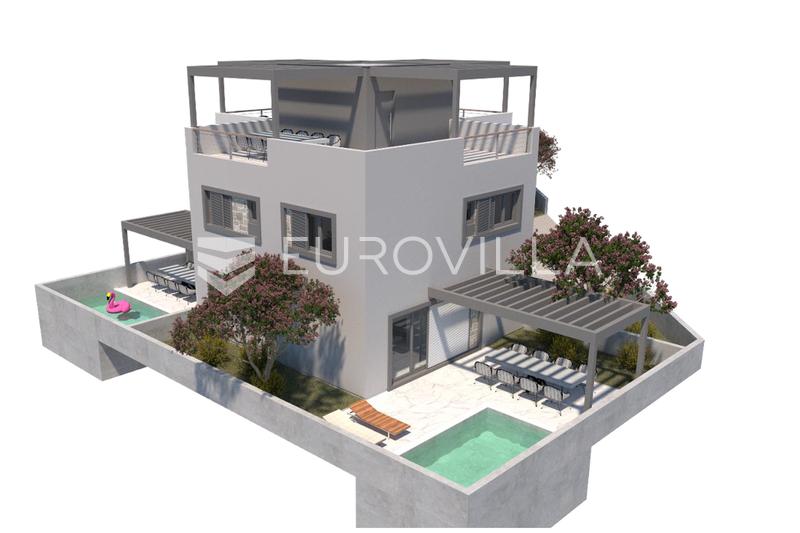 Nin-Zdrijac • Luxusní apartmán u moře s bazénem • 152 m² - 3