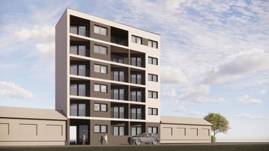 Osijek, Pampas, S27, Dreizimmerwohnung mit einer Fläche von 64,39 m² in einem neuen Wohngebäude