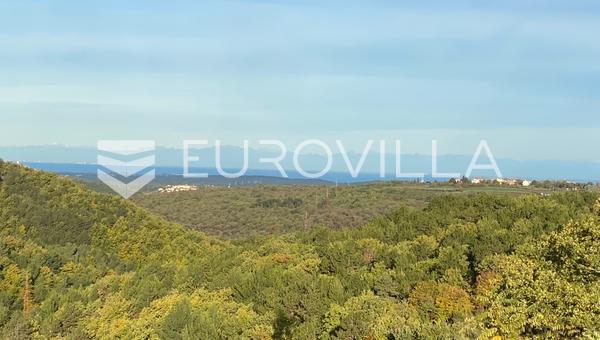 Istria, Groznjan, terreno edificable con vistas panorámicas al mar