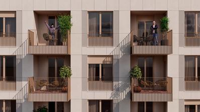 Záhřeb, Nova Cesta, jednopokojový byt o rozloze 52,41 m² s lodžií - PRÉMIOVÁ NOVÁ STAVBA