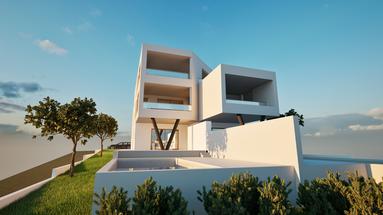 Vodice, splendido attico con tre camere da letto e vista mare, Superficie Utile Netta 143,31 m²