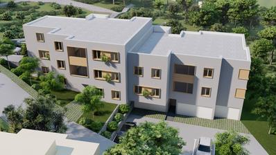 Ciovo- Slatine, apartamento de 60,1 m² no 2º andar com vista para o mar e lugar de estacionamento