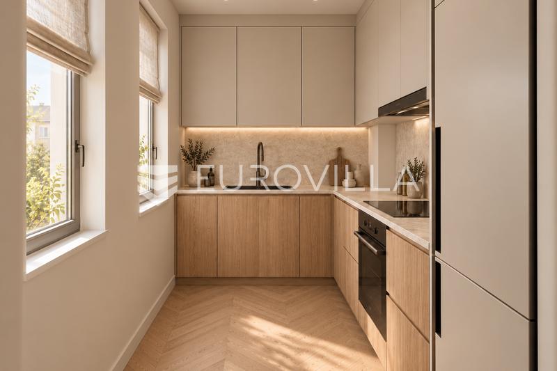 Загреб, Горня Кустошия, Новостройка, Двухкомнатная квартира, 59,60 м², первый этаж - 2