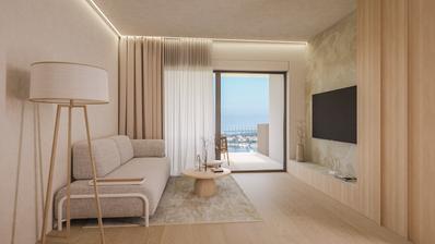 Istra, Umag, Green Tower Residence, jednosoban apartman s terasom na 2. katu