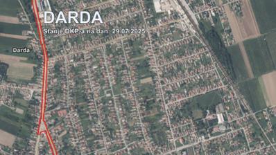 Darda, poslovna zgrada 200 m2 s ugovorom u zakupu (Trgovina), zemljište 688