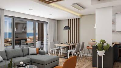 MAKARA RIVIERA, BASKA VODA, Yeni üç yatak odalı daire 162,17 m², A5 - Z