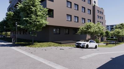 Zagreb, Tresnjevka PERINTÖ, kolmen huoneen asunto 79,33 m2